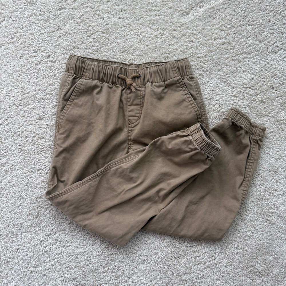 Boys khaki joggers. Lazer brand. Size 6.